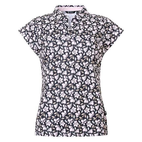 Polo Victoria Cup Black Flower Femme