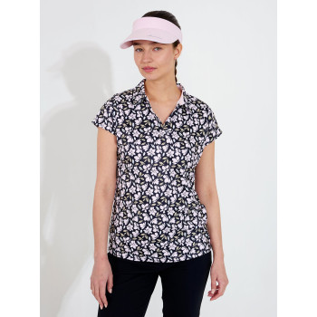 Polo Victoria Cup Black Flower Femme 2