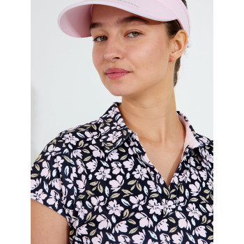 Polo Victoria Cup Black Flower Femme