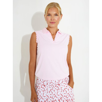 Polo Victoria sans manches Pink Femme 2