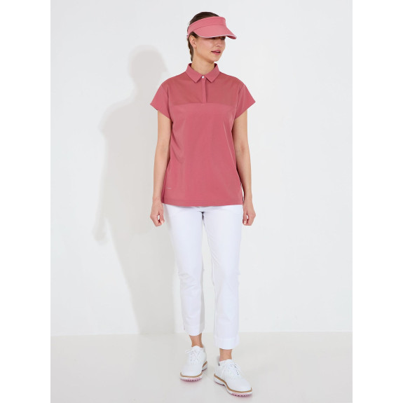 Polo Manga Cup Dusty Rose Femme