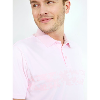 Polo Hosel Pink Homme