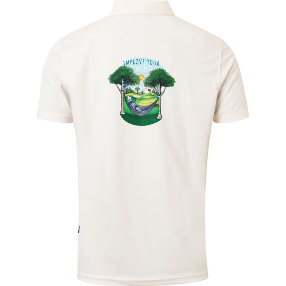 Polo Froggy White Homme