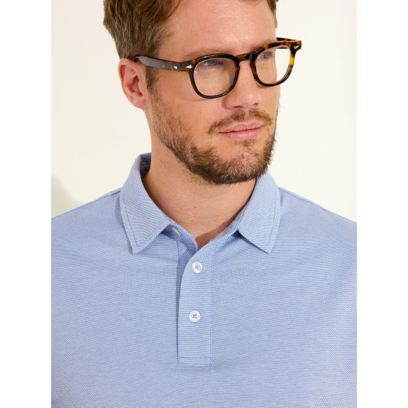 Polo Hillside Oxford Blue Homme