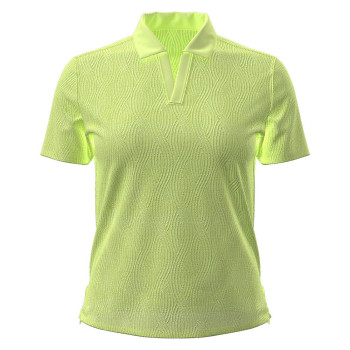 Polo Halo Bonded Jacquard Green Femme