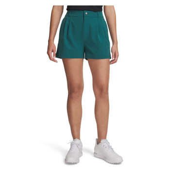 Short Pleated Green Femme