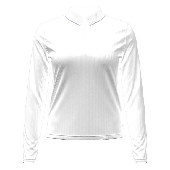 Polo Chill LS White Femme