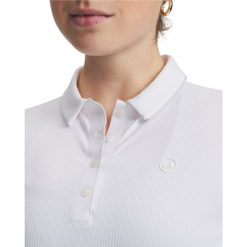 Polo Chill LS White Femme