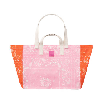 Sac cabas 100% coton bio Rose Orange