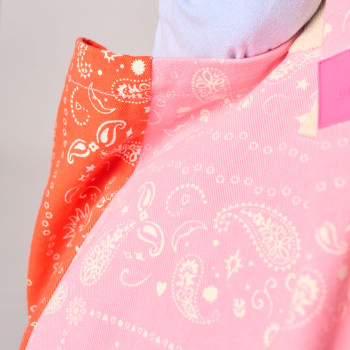 Sac cabas 100% coton bio Rose Orange 2