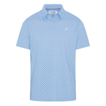 Polo Birdseye view Baby Blue Jay Homme