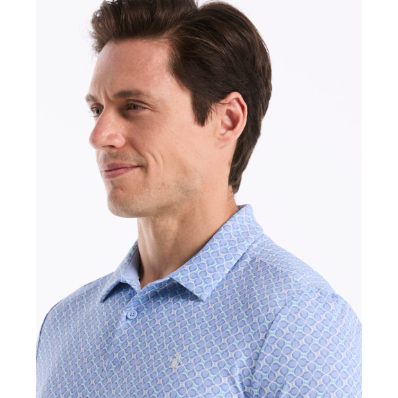 Polo Birdseye view Baby Blue Jay Homme