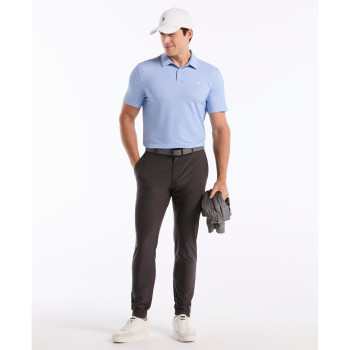 Polo Birdseye view Baby Blue Jay Homme