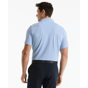 Polo Seersucker Driver's Baby Blue Jay Homme