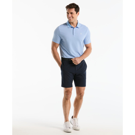 Polo Seersucker Driver's Baby Blue Jay Homme