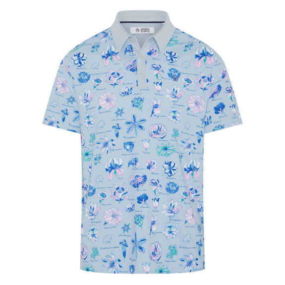 Polo Textbook Floral Gray Dawn Homme