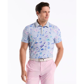 Polo Textbook Floral Gray Dawn Homme 2