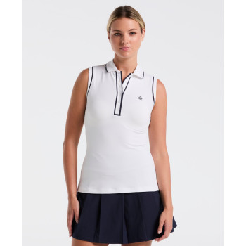 Polo sans manches Veronica Bright White Femme 2