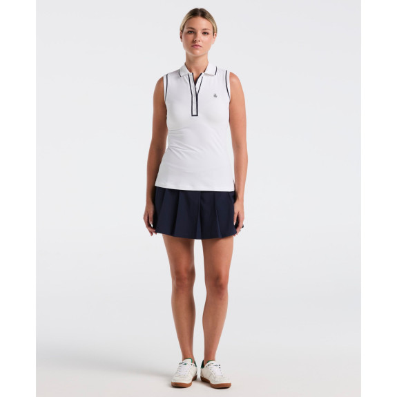 Polo sans manches Veronica Bright White Femme