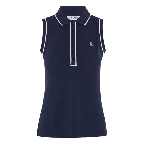 Polo sans manches Veronica Black Iris Femme