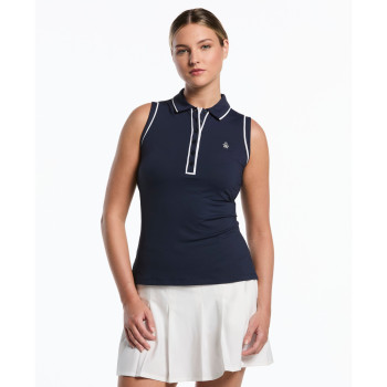 Polo sans manches Veronica Black Iris Femme 2