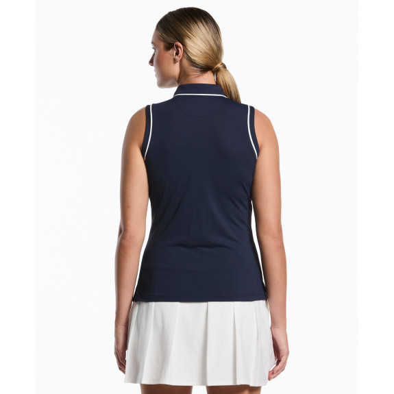 Polo sans manches Veronica Black Iris Femme