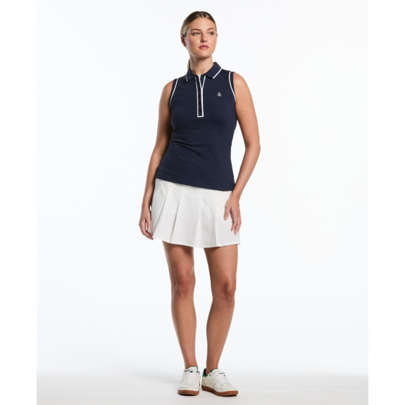 Polo sans manches Veronica Black Iris Femme