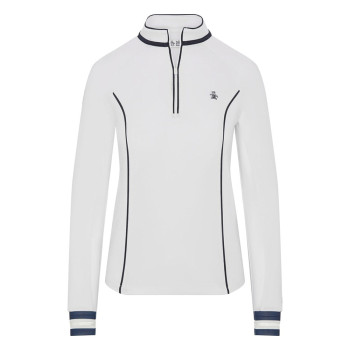 Pull 1/4 Zip Sun Protection Bright White Femme