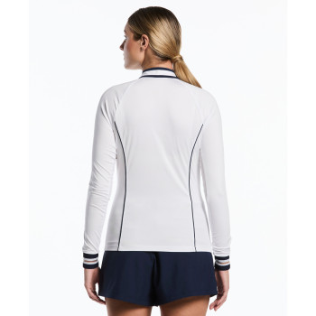 Pull 1/4 Zip Sun Protection Bright White Femme