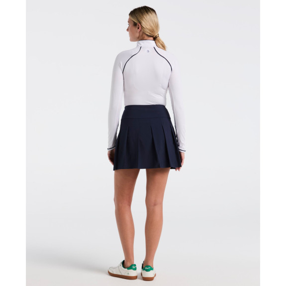 Jupe Pleated 17" Black Iris Femme