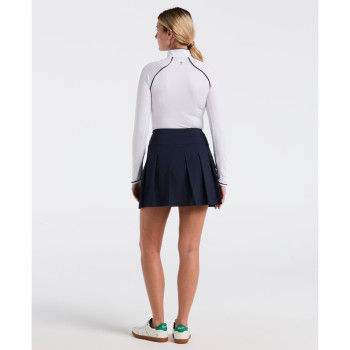 Jupe Pleated 17" Black Iris Femme