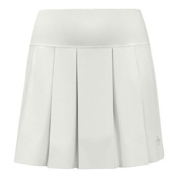Jupe Pleated 17" Bright White Femme