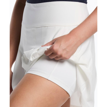 Jupe Pleated 17" Bright White Femme