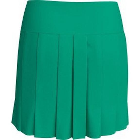 Jupe Pleated 17" Emerald Femme