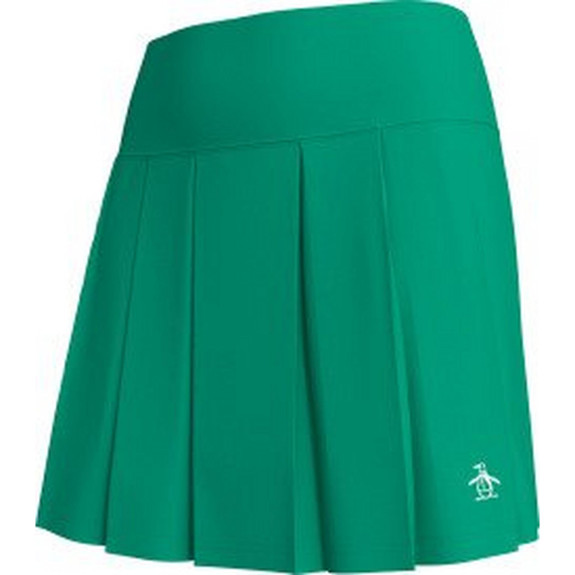 Jupe Pleated 17" Emerald Femme