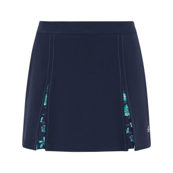 Jupe Floral Pleated Black Iris Femme