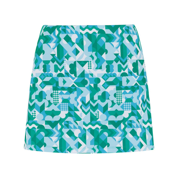 Jupe Spliced Geo Emerald Femme
