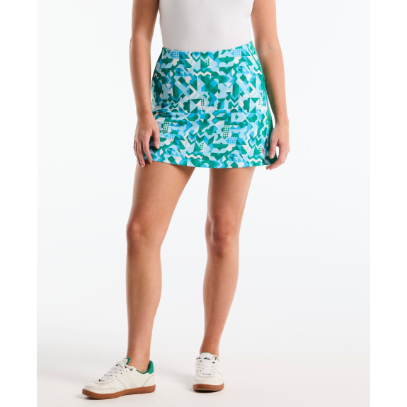 Jupe Spliced Geo Emerald Femme