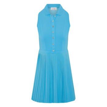 Robe Mixed Media Pleated Aquarius Femme