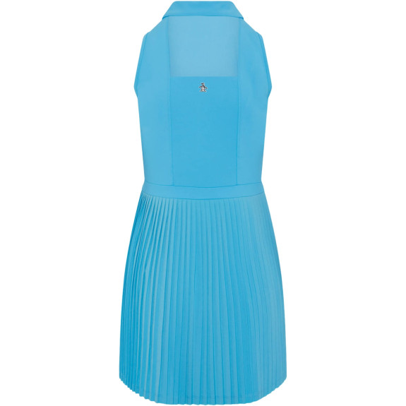 Robe Mixed Media Pleated Aquarius Femme