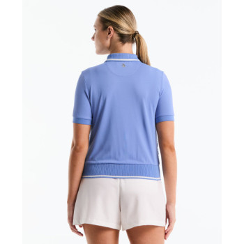 Polo 3D Terry Ultramarine Femme