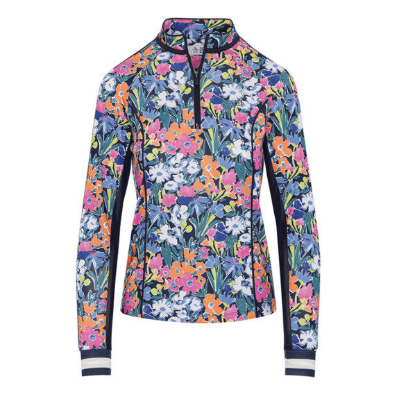 Veste 1/4 Zip Skecth Floral Sun Protection...