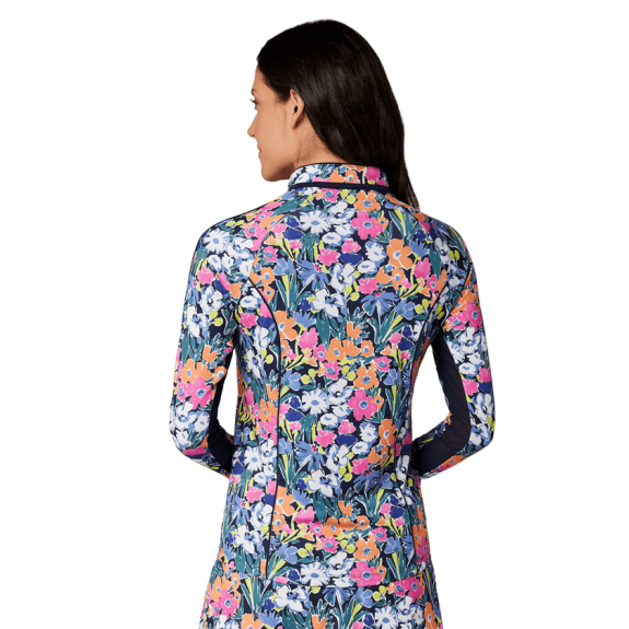 Veste 1/4 Zip Skecth Floral Sun Protection...