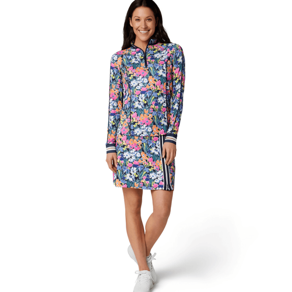 Veste 1/4 Zip Skecth Floral Sun Protection...