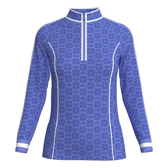 Veste 1/4 Zip Geo Floral Sun Protection...