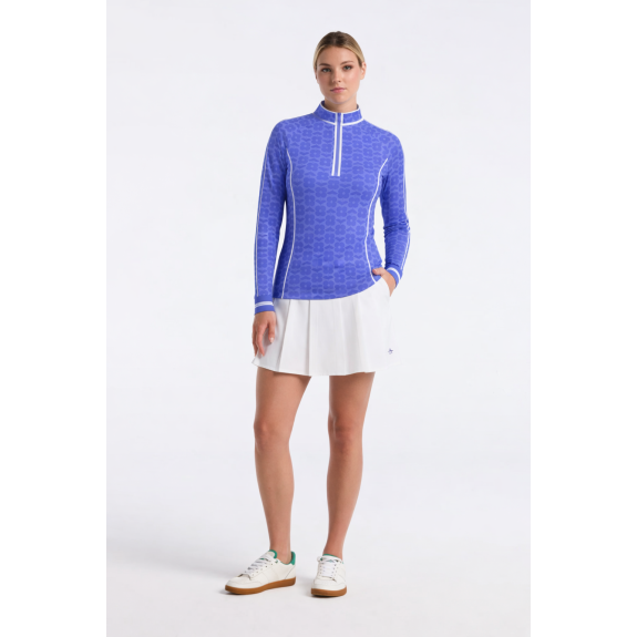 Veste 1/4 Zip Geo Floral Sun Protection...