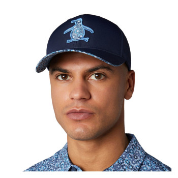 Casquette Retro Floral Pete Black Iris Homme