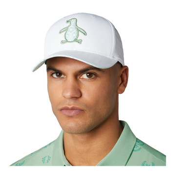 Casquette Retro Floral Pete Bright White Homme