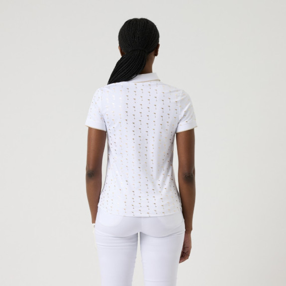Polo Tour Short Sleeve White Femme