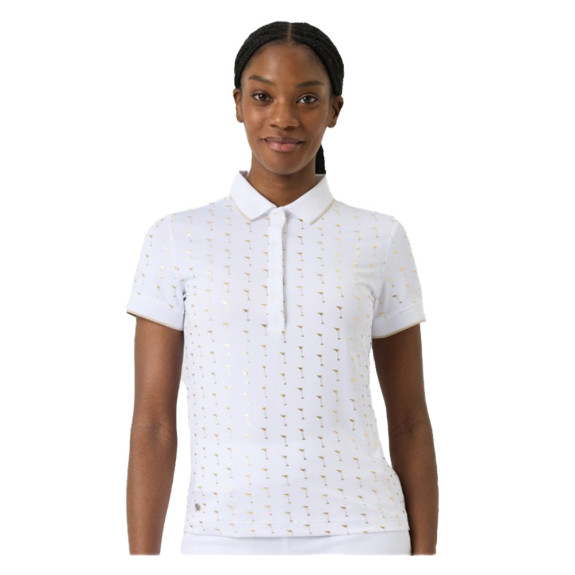 Polo Tour Short Sleeve White Femme